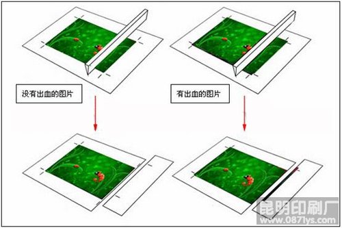 印刷出血示意图