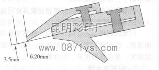 昆明彩印厂刮墨刀安装示意图